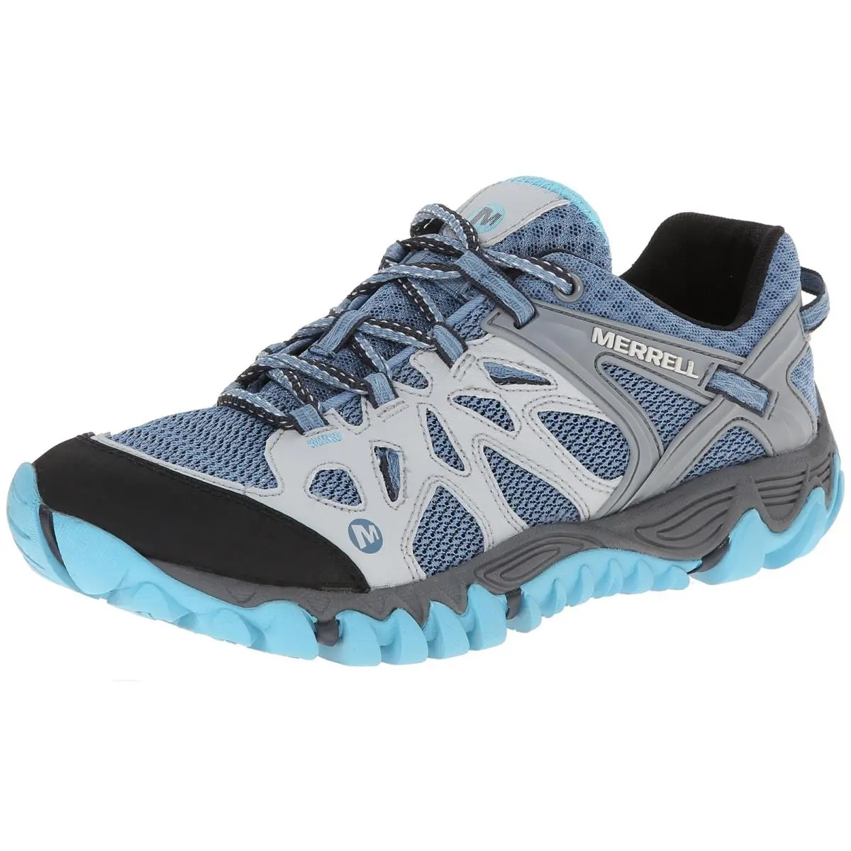 Merrell Womens All Out Blaze Aero Sport Hiking Water Shoe Blue Heaven 10 M US