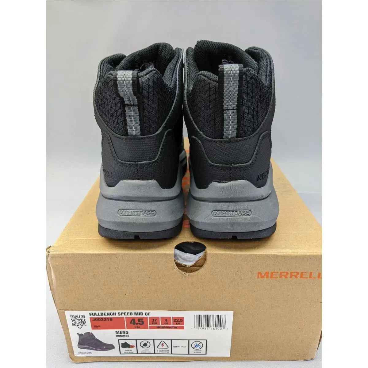 Merrell shoes - Merrell Fullbench Speed - Fullbench Speed - Black (UPC: 194917761007) 4