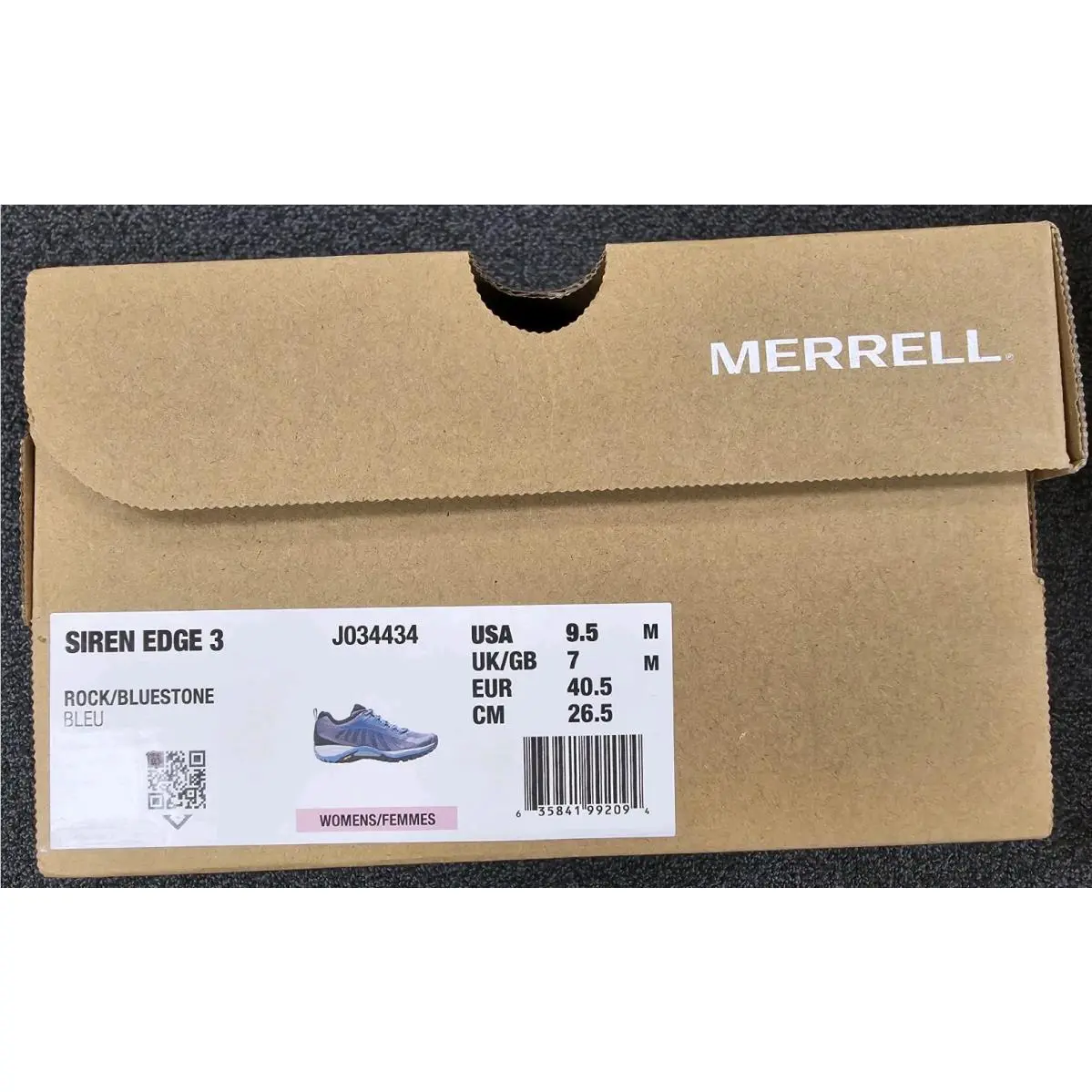 Merrell shoes - Merrell Siren Edge 3 - Siren Edge - Black/Acai 4