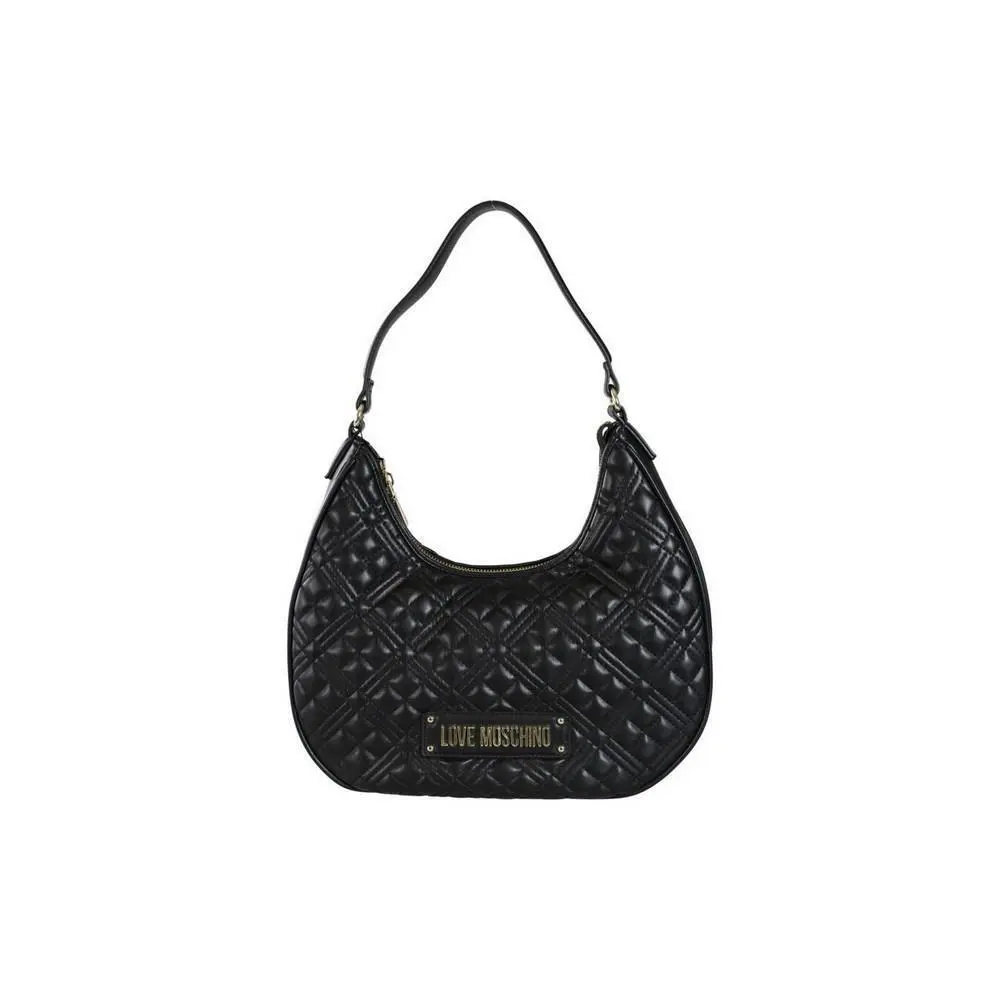 Love Moschino Women`s Black Bag Borsa Quilted PU Nero JC4016PP1GLA