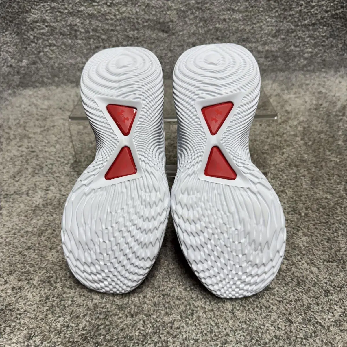 Under Armour shoes - Under Armour Curry Flow 9 - Red (UPC: 196039308771) 8