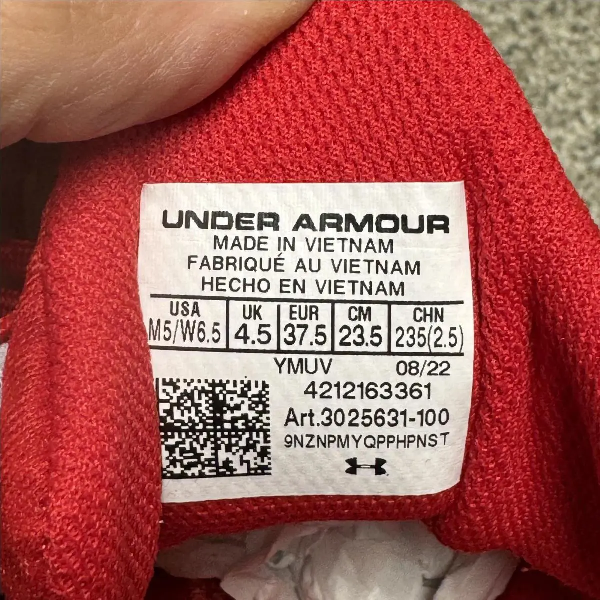 Under Armour shoes - Under Armour Curry Flow 9 - Red (UPC: 196039308771) 10