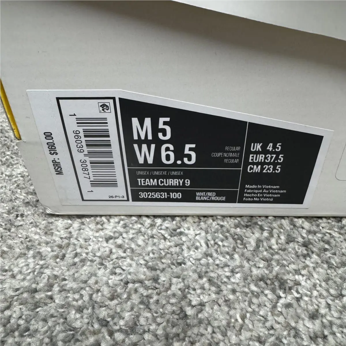 Under Armour shoes - Under Armour Curry Flow 9 - Red (UPC: 196039308771) 0