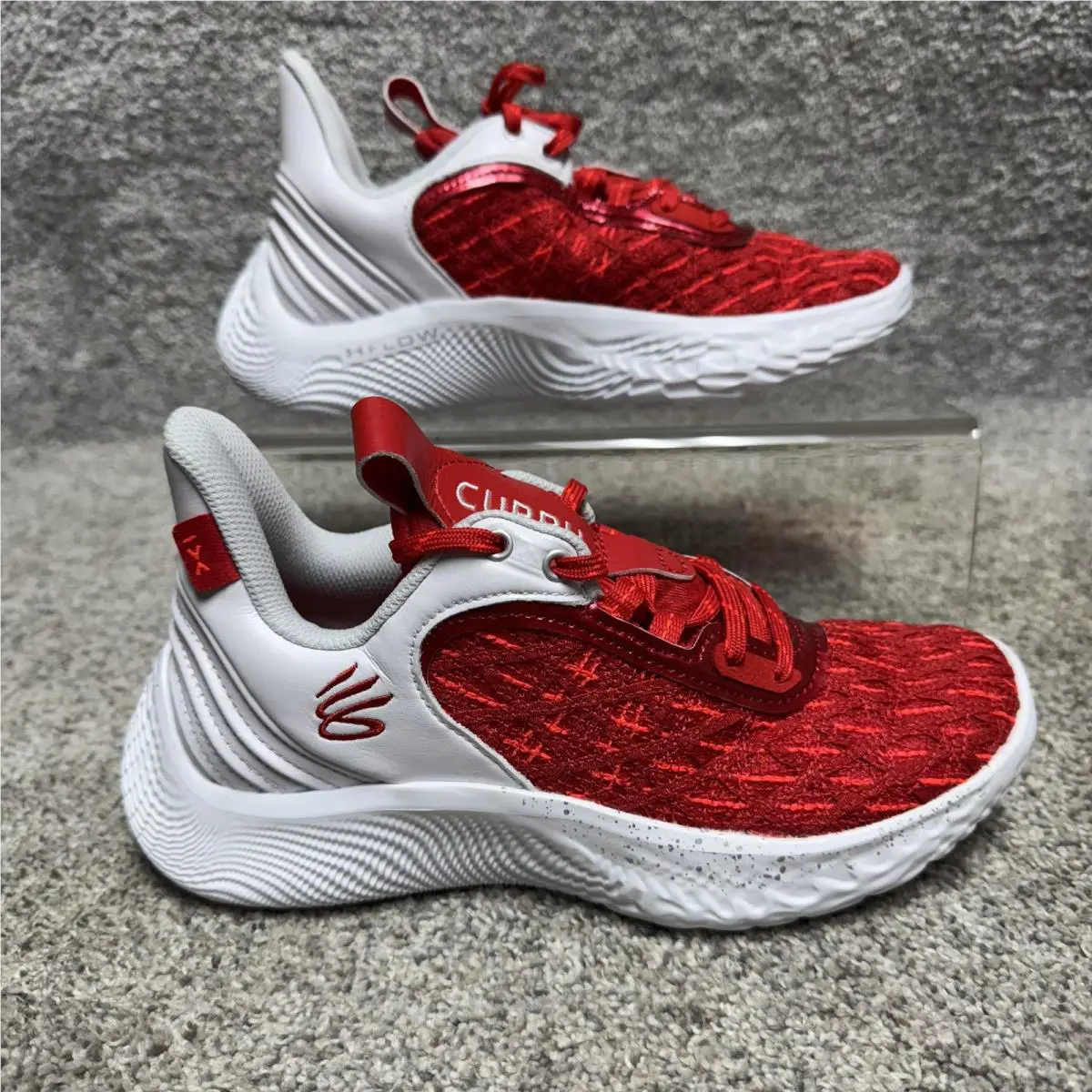 Under Armour shoes - Under Armour Curry Flow 9 - Red (UPC: 196039308771) 1