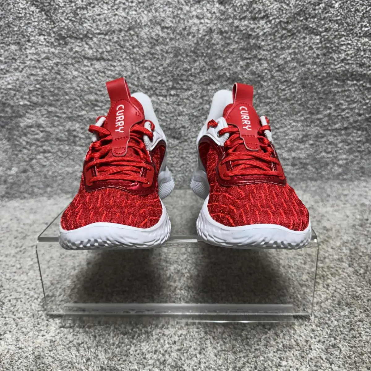 Under Armour shoes - Under Armour Curry Flow 9 - Red (UPC: 196039308771) 4