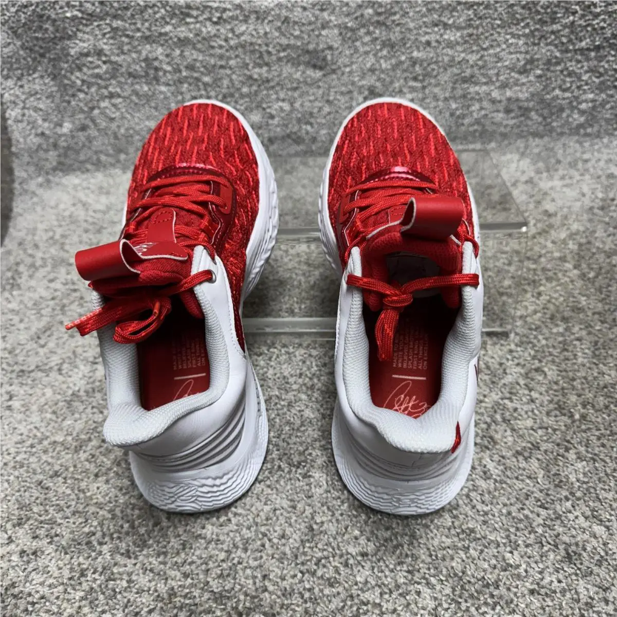 Under Armour shoes - Under Armour Curry Flow 9 - Red (UPC: 196039308771) 7