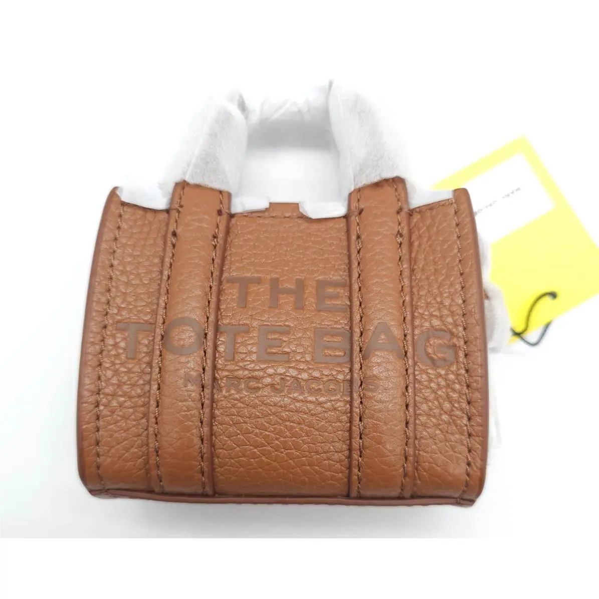 Marc Jacobs The Nano Tote Crossbody Leather Bag Argan Oil JL02511029