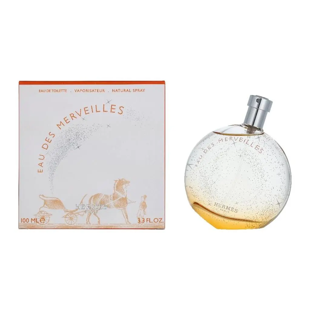Hermes Eau Des Merveilles Eau De Toilette Spray 3.3 Oz 100 Ml For Women