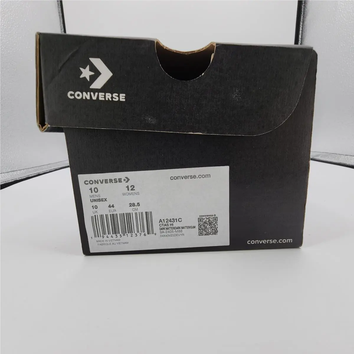 Converse shoes - Converse Chuck Taylor All Star High - A12431C - Dark Matter/Dark Matter/Gum (UPC: 0194435123929) 8