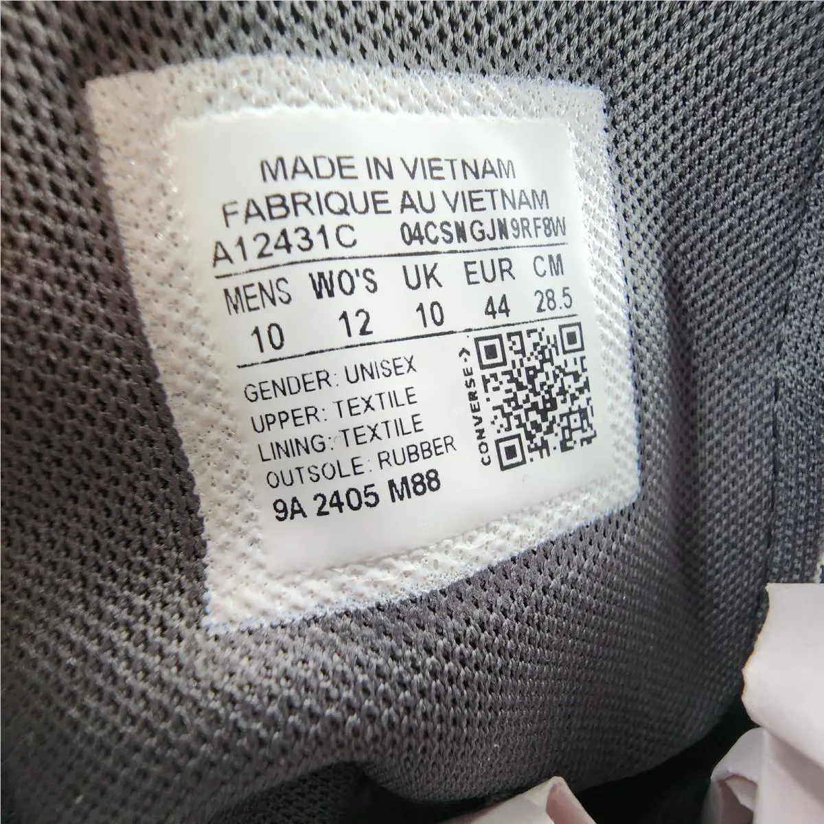 Converse shoes - Converse Chuck Taylor All Star High - A12431C - Dark Matter/Dark Matter/Gum (UPC: 0194435123929) 4