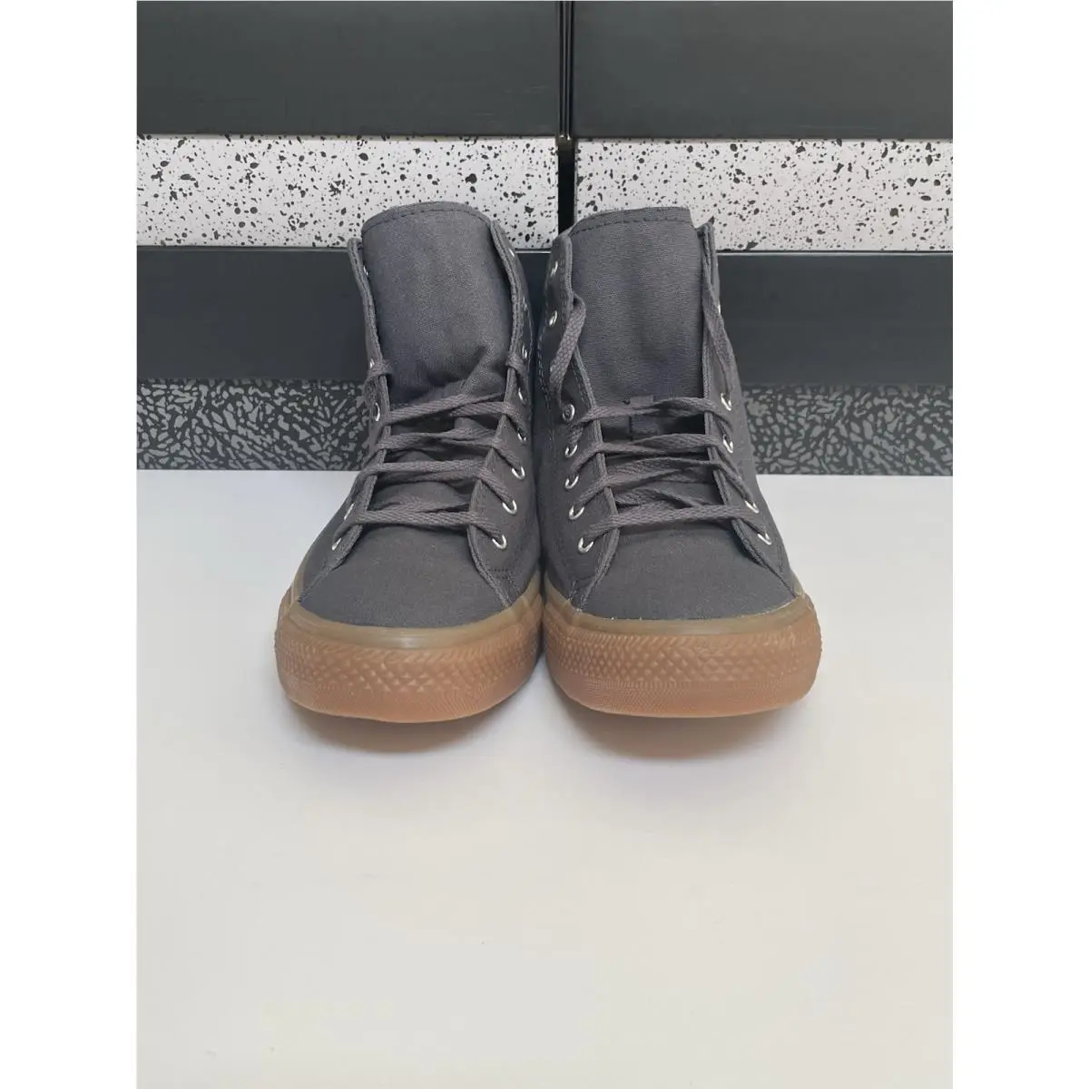Converse shoes - Converse Chuck Taylor All Star High - A12431C - Dark Matter/Dark Matter/Gum (UPC: 0194435123929) 0