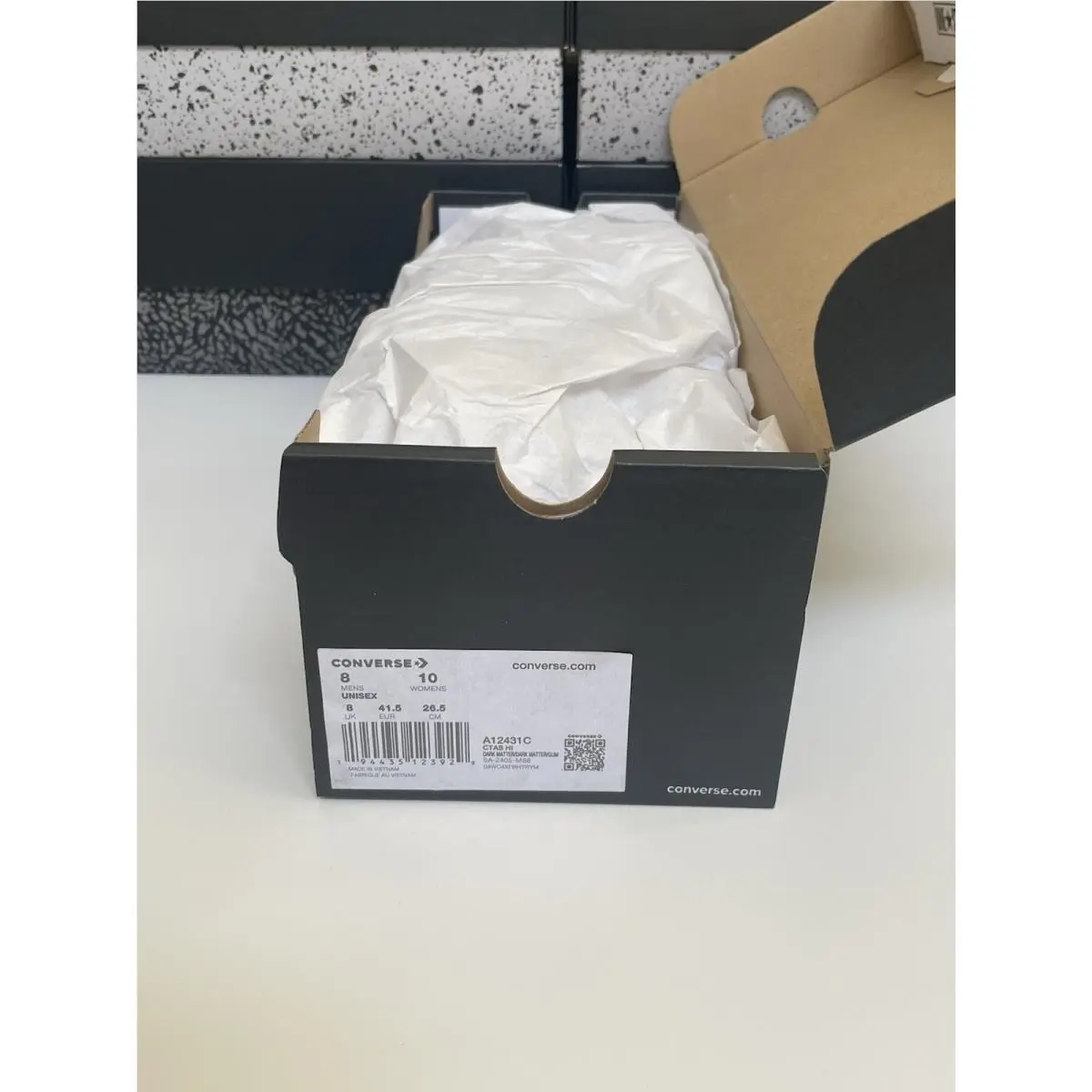 Converse shoes - Converse Chuck Taylor All Star High - A12431C - Dark Matter/Dark Matter/Gum (UPC: 0194435123929) 4