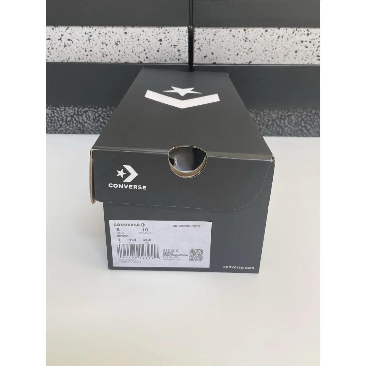 Converse shoes - Converse Chuck Taylor All Star High - A12431C - Dark Matter/Dark Matter/Gum (UPC: 0194435123929) 5