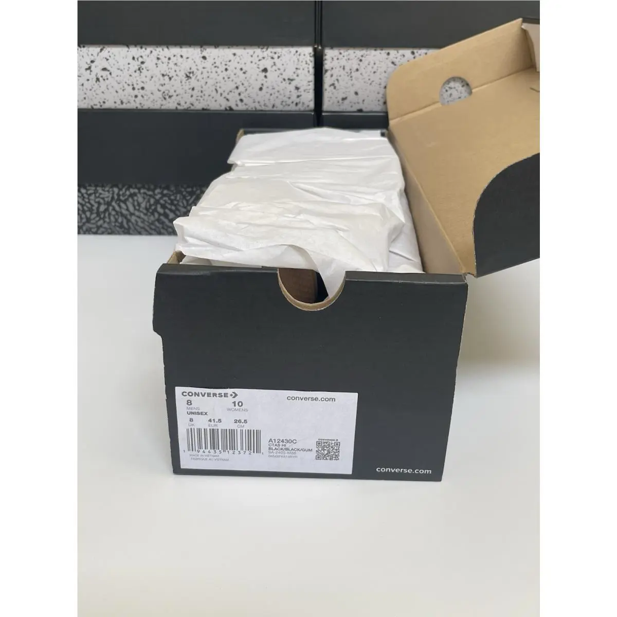 Converse shoes - Converse Chuck Taylor All Star High - A12430C - Black/Black/Gum (UPC: 0194435123721) 4