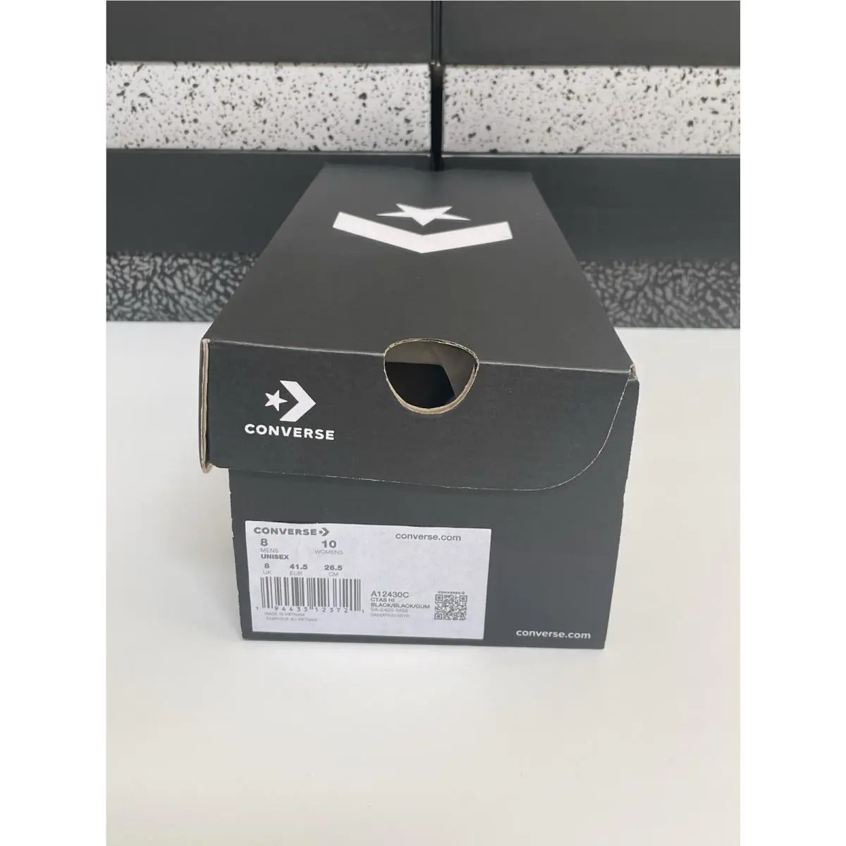 Converse shoes - Converse Chuck Taylor All Star High - A12430C - Black/Black/Gum (UPC: 0194435123721) 5