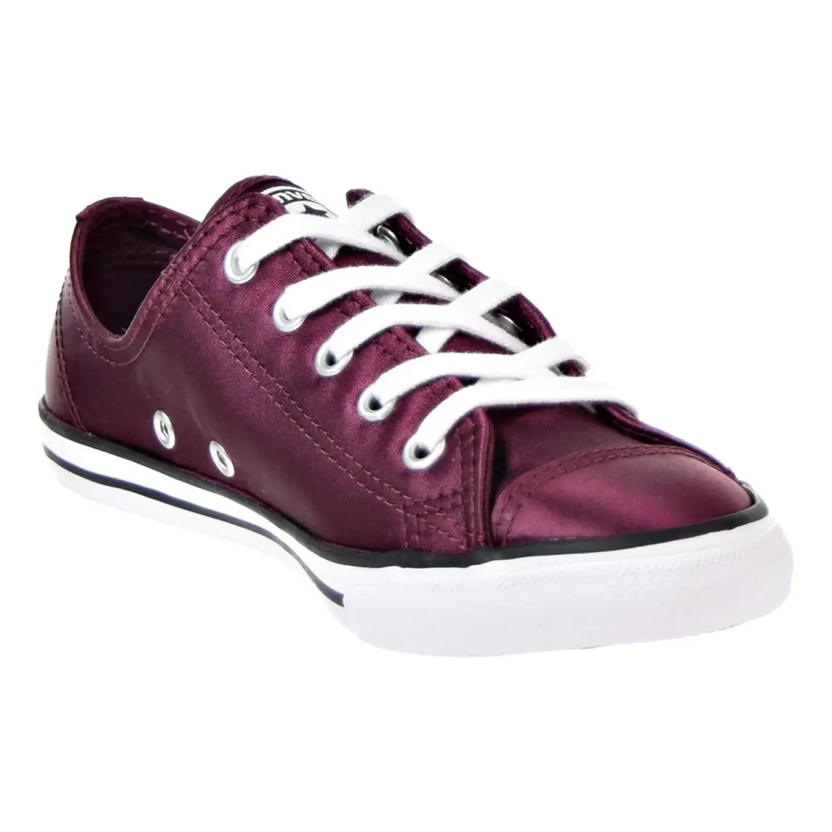 Converse All Star CT Dainty Low Women Shoes Metallic Dark Sangria Size 6.5 - Dark Sangria/White/Black - U35 - 557975F