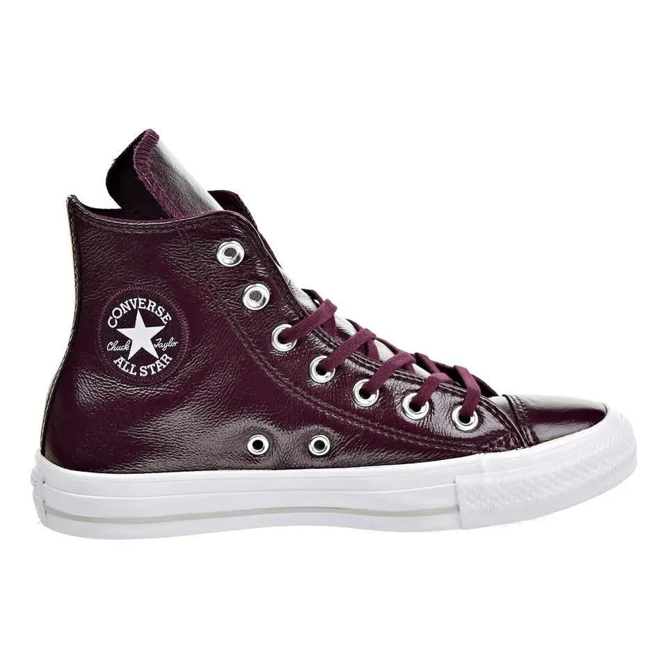 Converse All Star Chuck Taylor HI Leather Women Shoes Dark Sangria Size 9.5