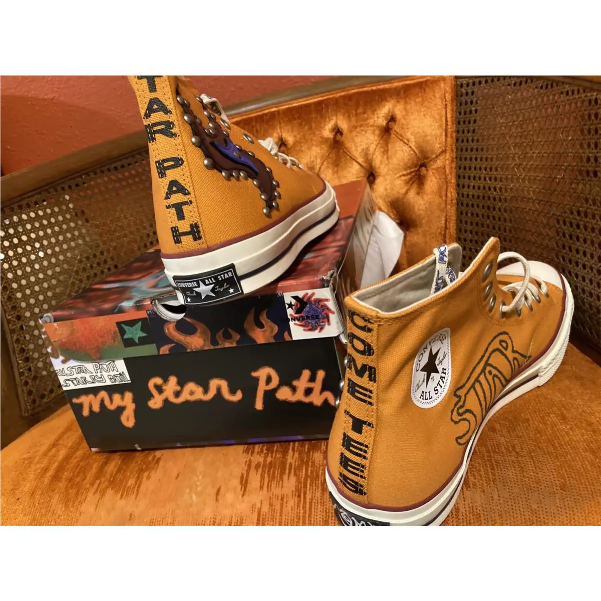 Converse shoes - Orange 2