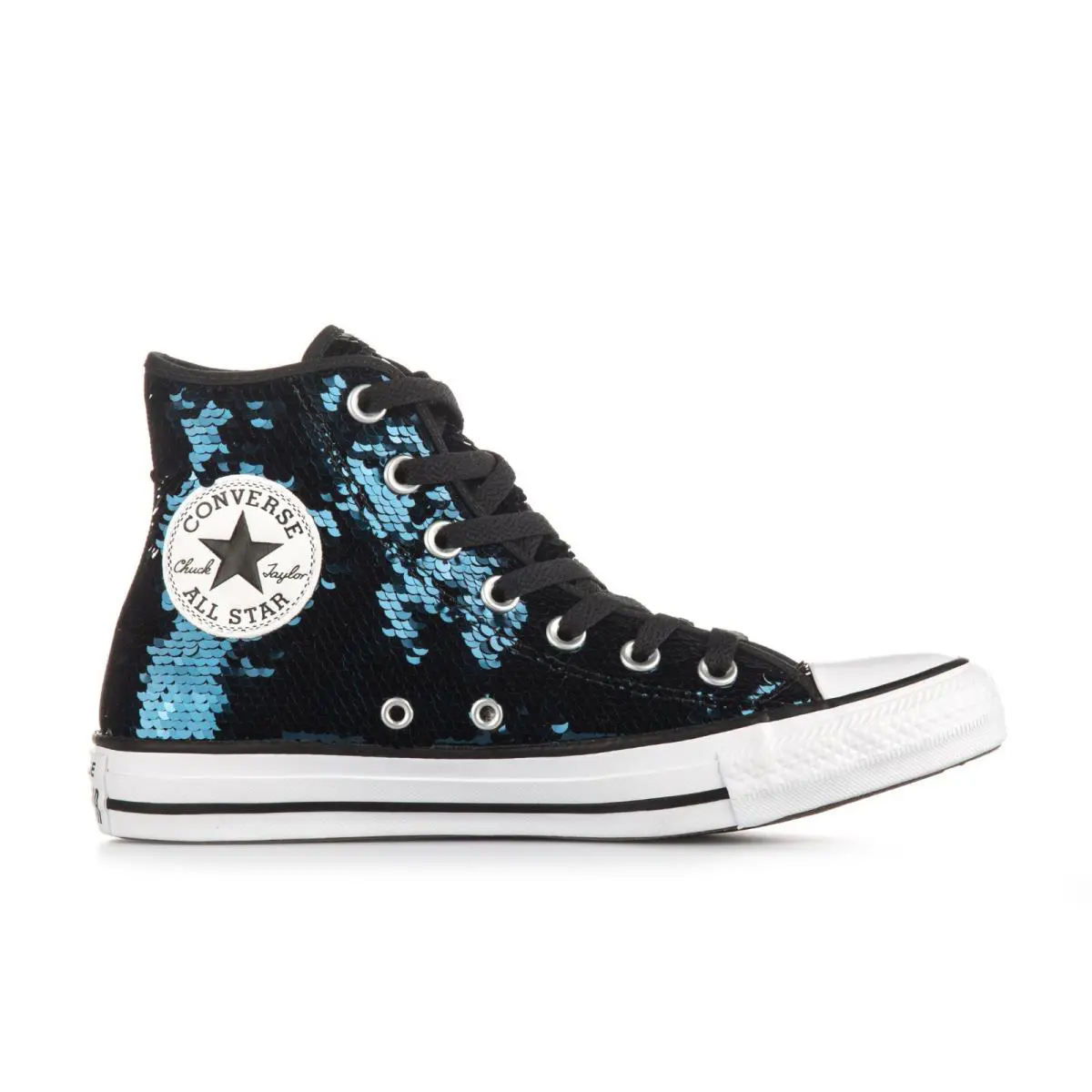 Converse shoes - Converse Chuck Taylor All Star Hi - SEQUINS BLACK/BLUE - 47 -557923C 0