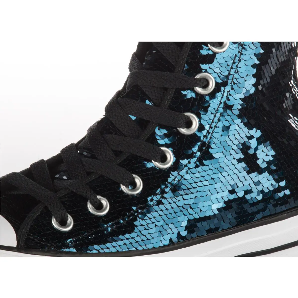 Converse shoes - Converse Chuck Taylor All Star Hi - SEQUINS BLACK/BLUE - 47 -557923C 4