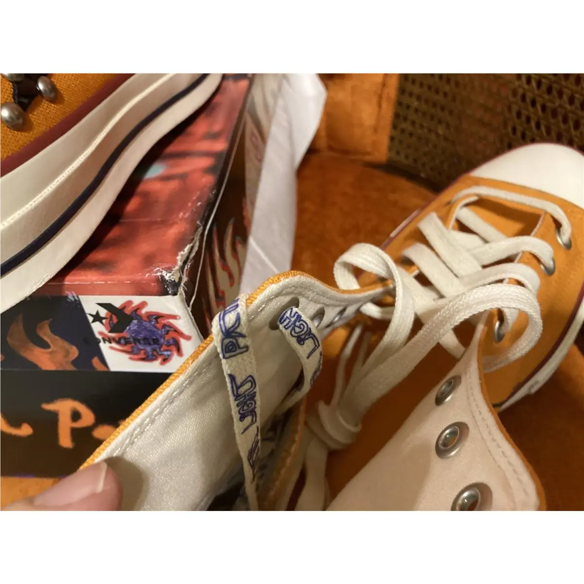 Converse shoes - Orange 3