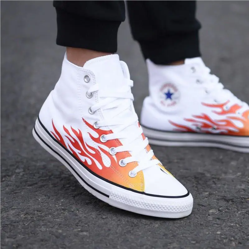 Converse shoes - Converse CT Hi - Flames Archive Print -U35- 166257F 6