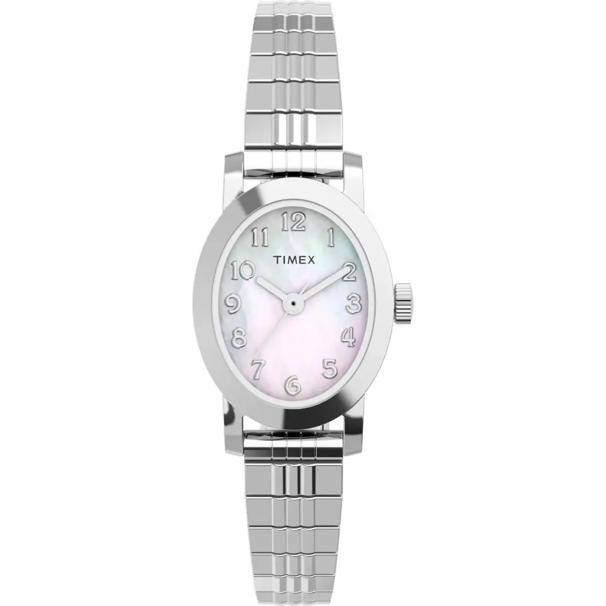 Timex TW2W70200 Women`s Cavatina Silver Expansion Band Watch - Silver
