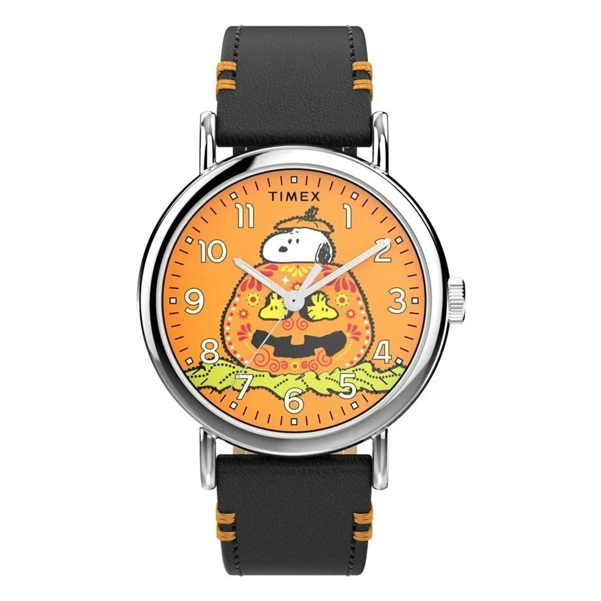 Timex Weekender Peanuts Snoopy Woodstock Pumpkin Limited Edition Watch TW2Y12300