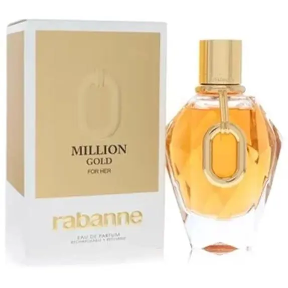 Paco Rabanne Million Gold Eau De Parfum Refillable Spray 3oz/90ml For Women