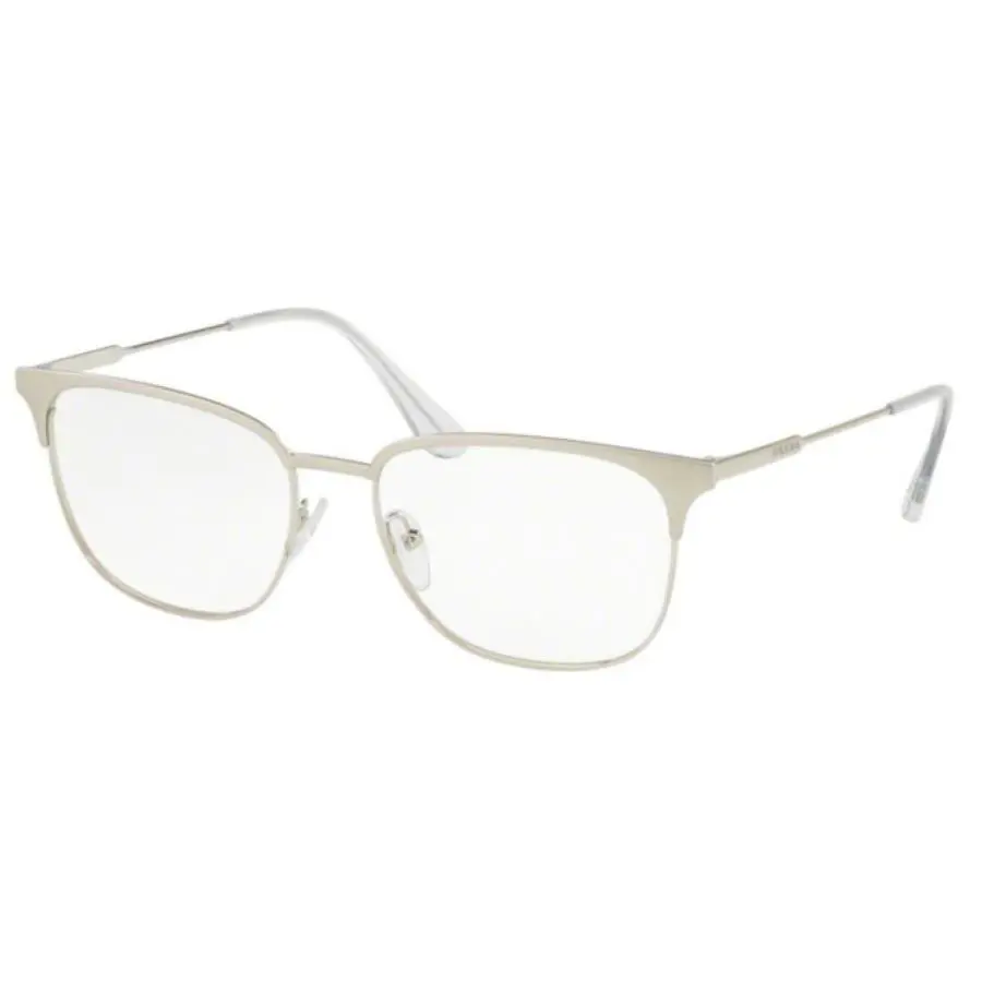 Prada Eyeglasses PR59UV-TWD1O1 55 Silver 55-17-150