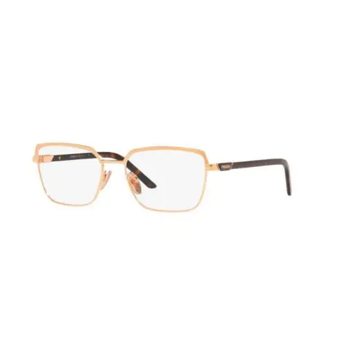 Prada Eyeglasses PR56YV-01W1O1 54 Matte Pink Gold 54-17-135