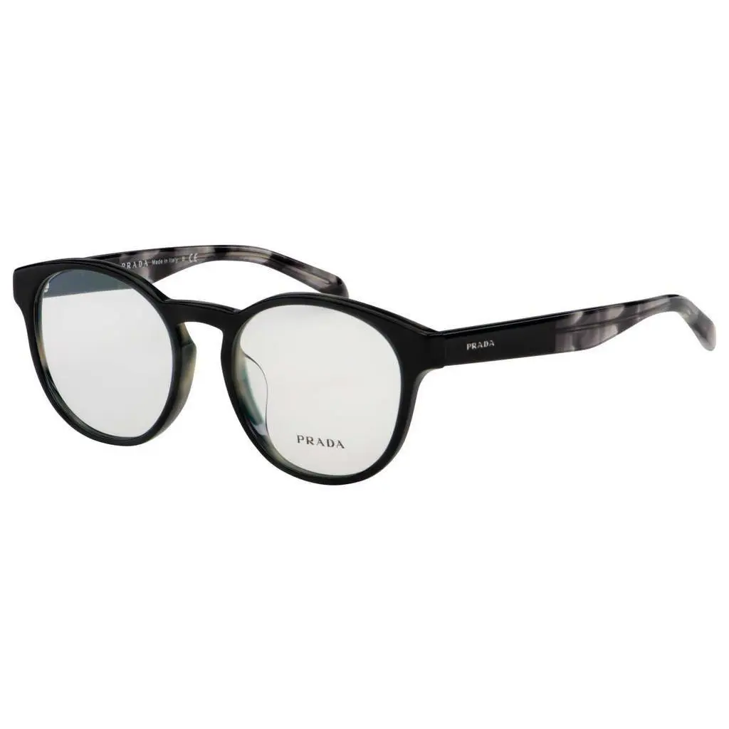 Prada Eyeglasses PR16TVF-USI1O1 Striped Gray 52-18-140