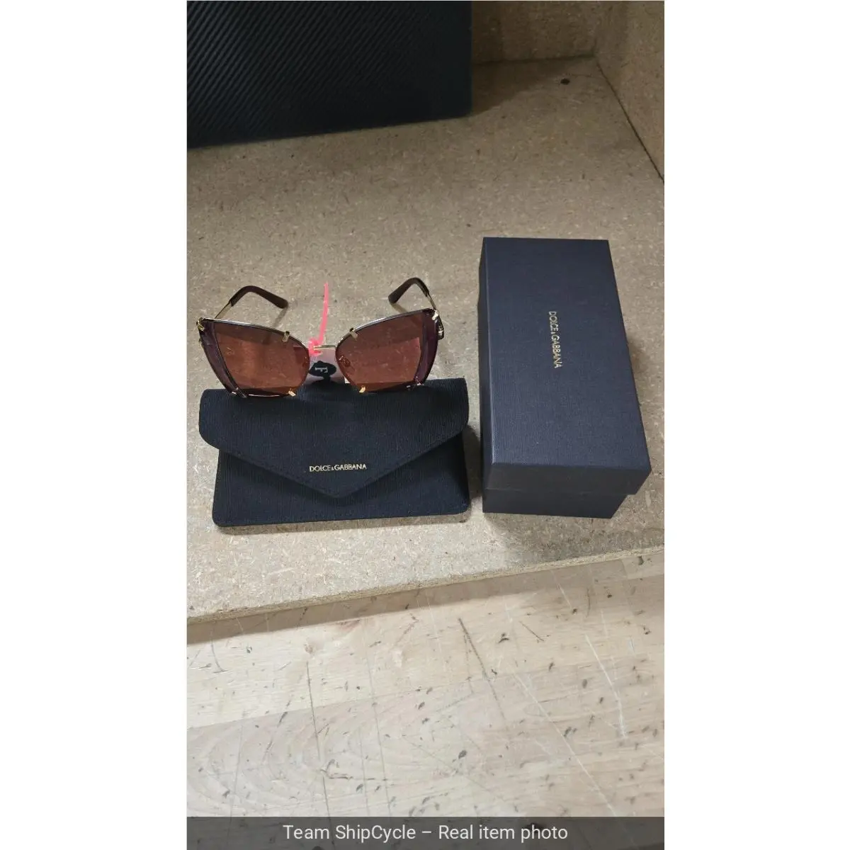 Dolce Gabbana DG2214 Griffes Gem Stones 2214 Gold Cherry Red G2U