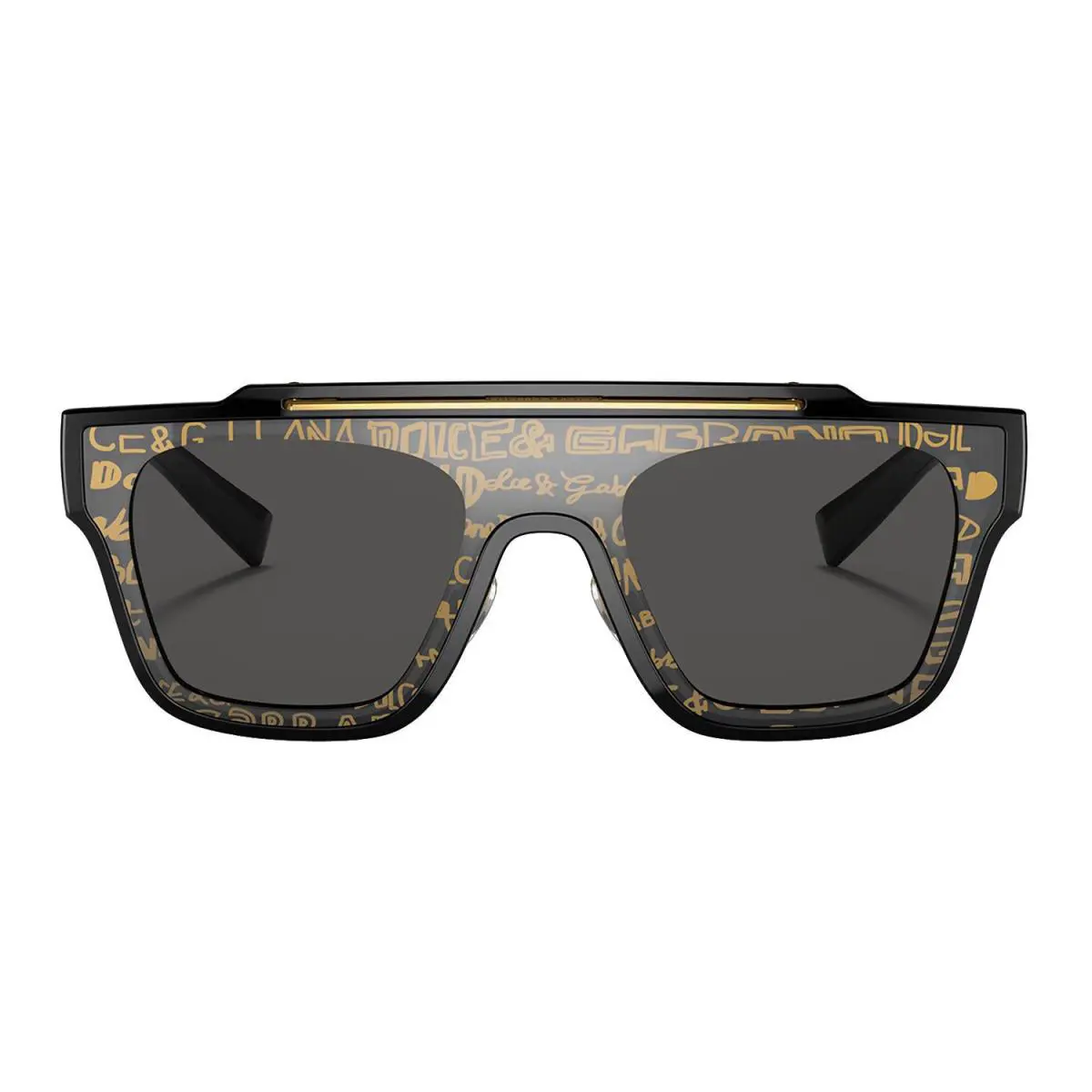 Dolce Gabbana Sunglass DG6125-327787 Square Black Dark Grey