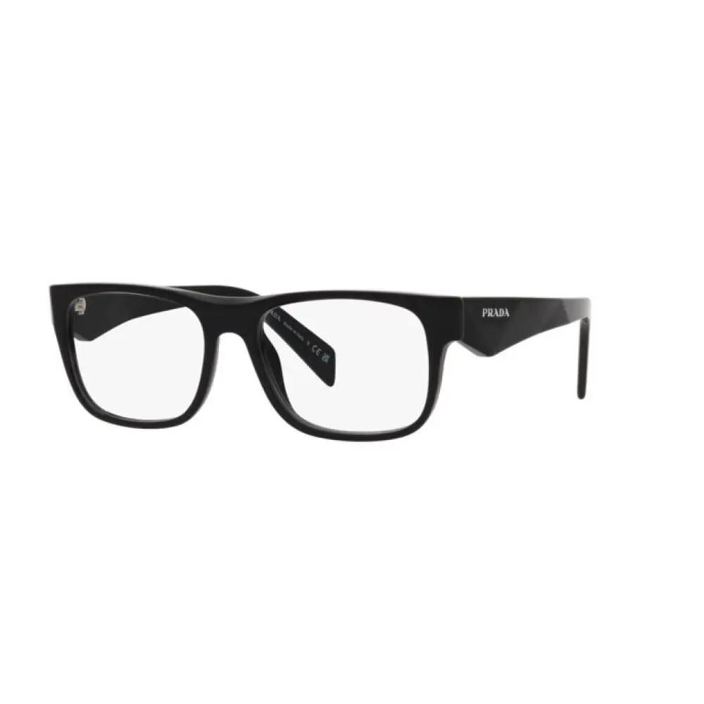 Prada Eyeglasses PR22ZV-16K101 Black 53-17-145
