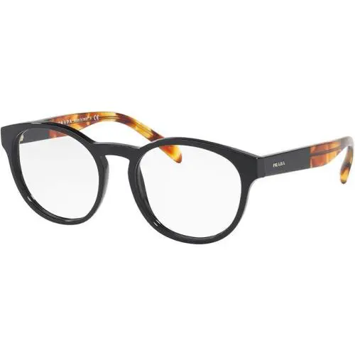 Prada Eyeglasses PR16TV-1AB1O1 52 Black 52-18-140