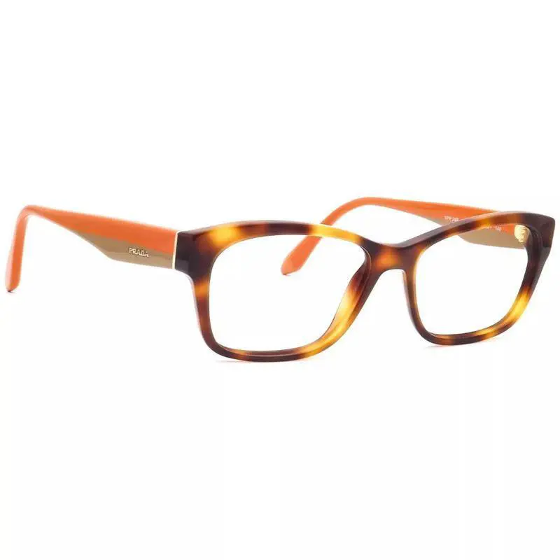 Prada Eyeglasses VPR24R-TKR1O1 Orange/tortoise 54-16-140