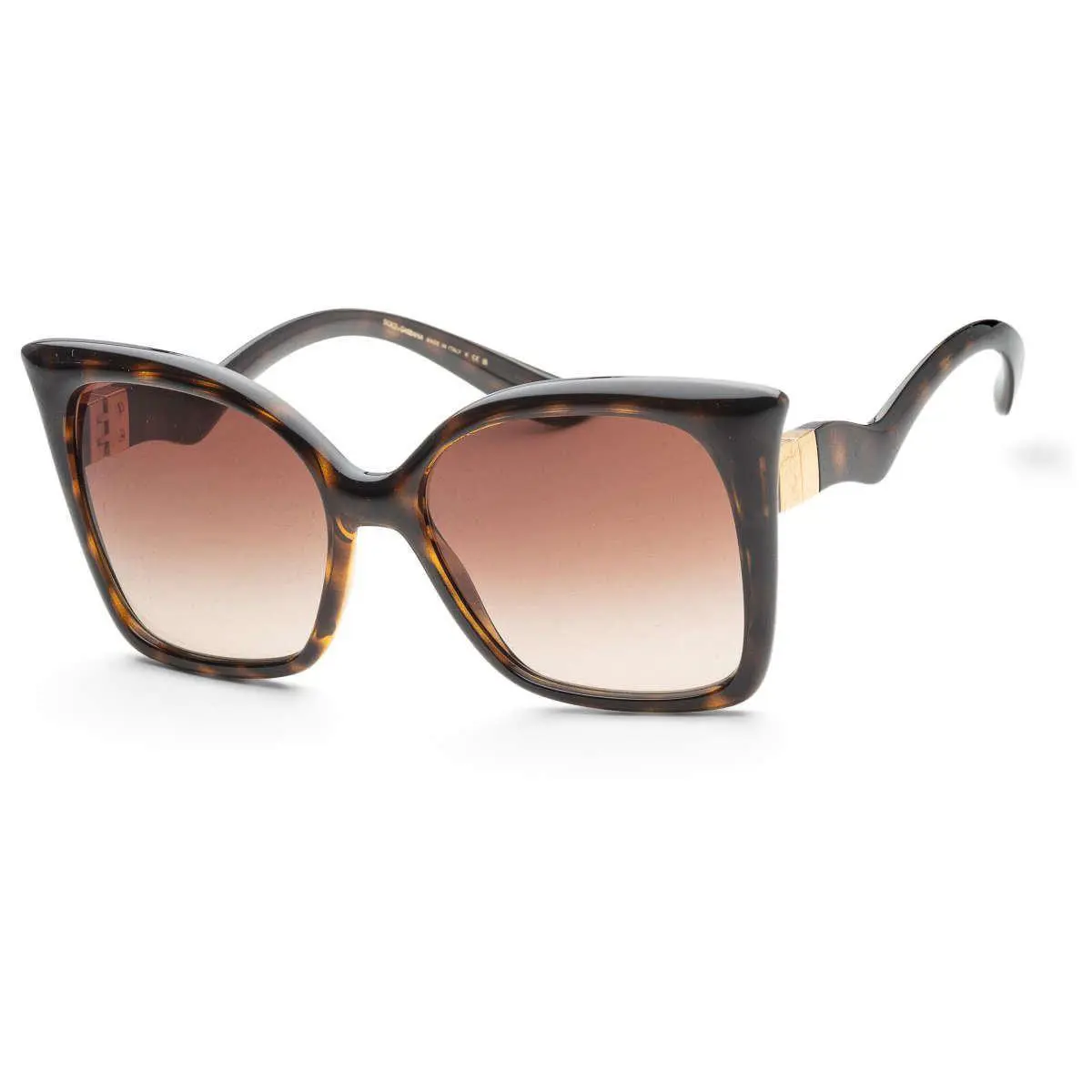 Dolce Gabbana Sunglass DG6168-502/13 Square Havana Gradient Brown