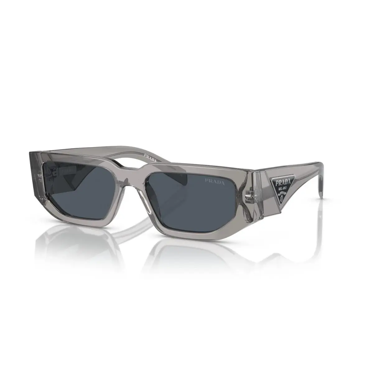 Prada PR 09ZS Transparent Asphalt/dark Grey 18S09T Sunglasses
