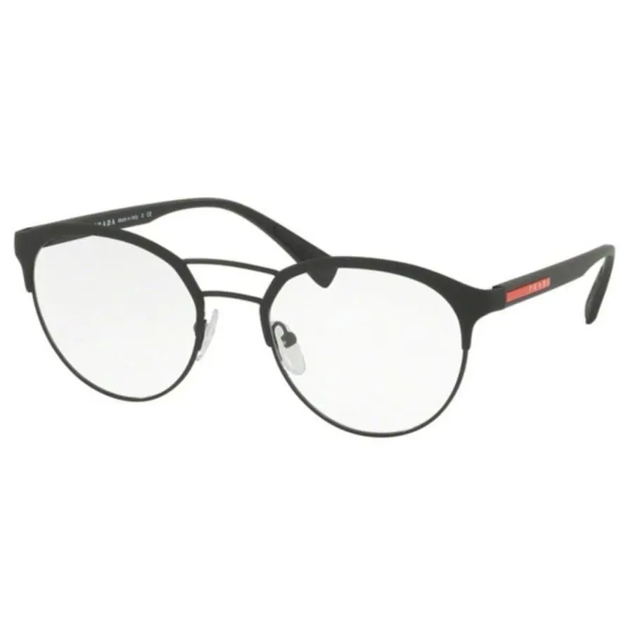 Prada Eyeglasses PS52HV-DG01O1 52 Black Rubber 52-19-140