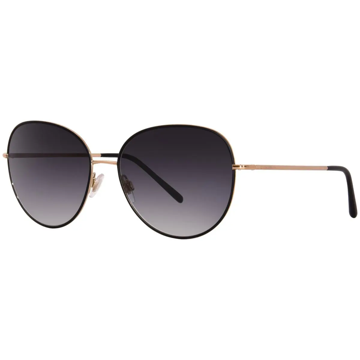 Dolce Gabbana DG2194 1296/8G Sunglasses Women`s Matte Black/grey Gradient 58mm