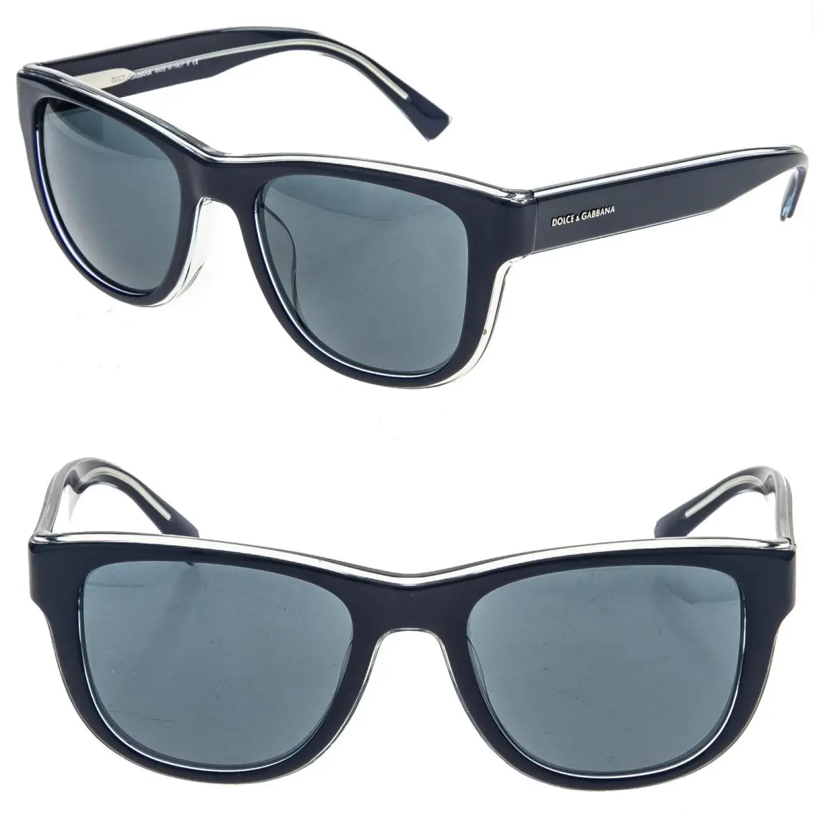 Dolce Gabbana 4284 DG4284 Bond Street Navy Blue Crystal Classic Sunglasses by Dolce & Gabbana