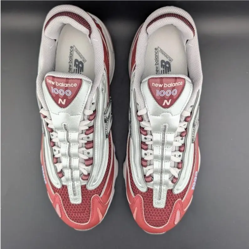 New Balance shoes - New Balance 1000 - 1000 - Monarch Burgundy/Light Silver Metallic/Still Water (UPC: 198686313115) 12