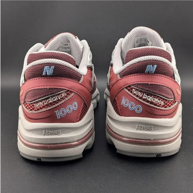 New Balance shoes - New Balance 1000 - 1000 - Monarch Burgundy/Light Silver Metallic/Still Water (UPC: 198686313115) 2