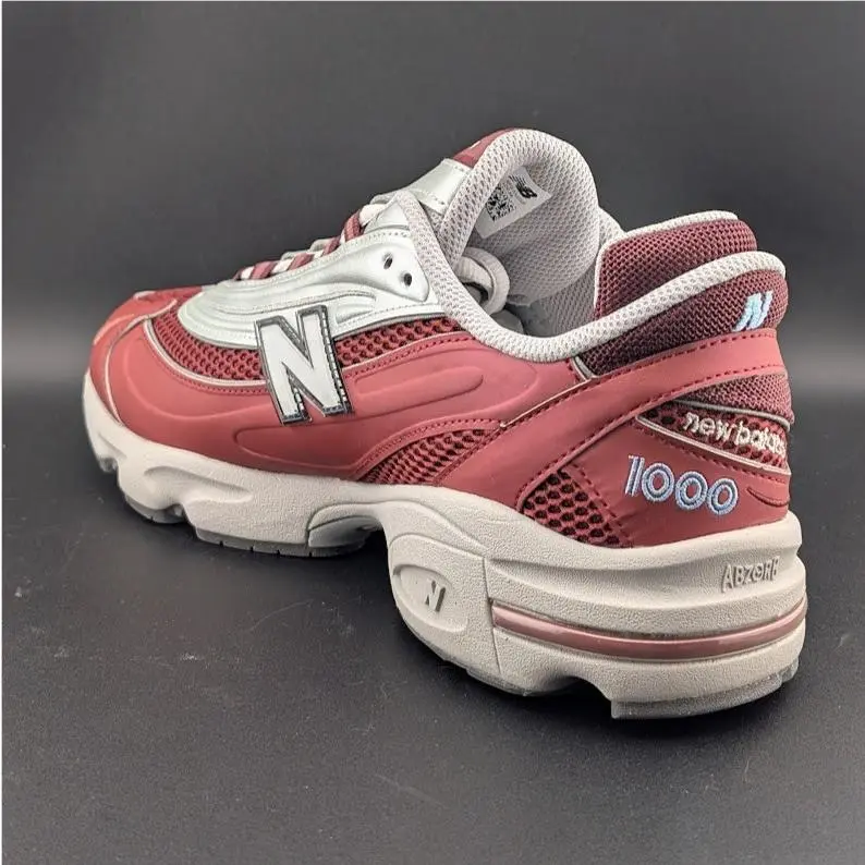 New Balance shoes - New Balance 1000 - 1000 - Monarch Burgundy/Light Silver Metallic/Still Water (UPC: 198686313115) 3