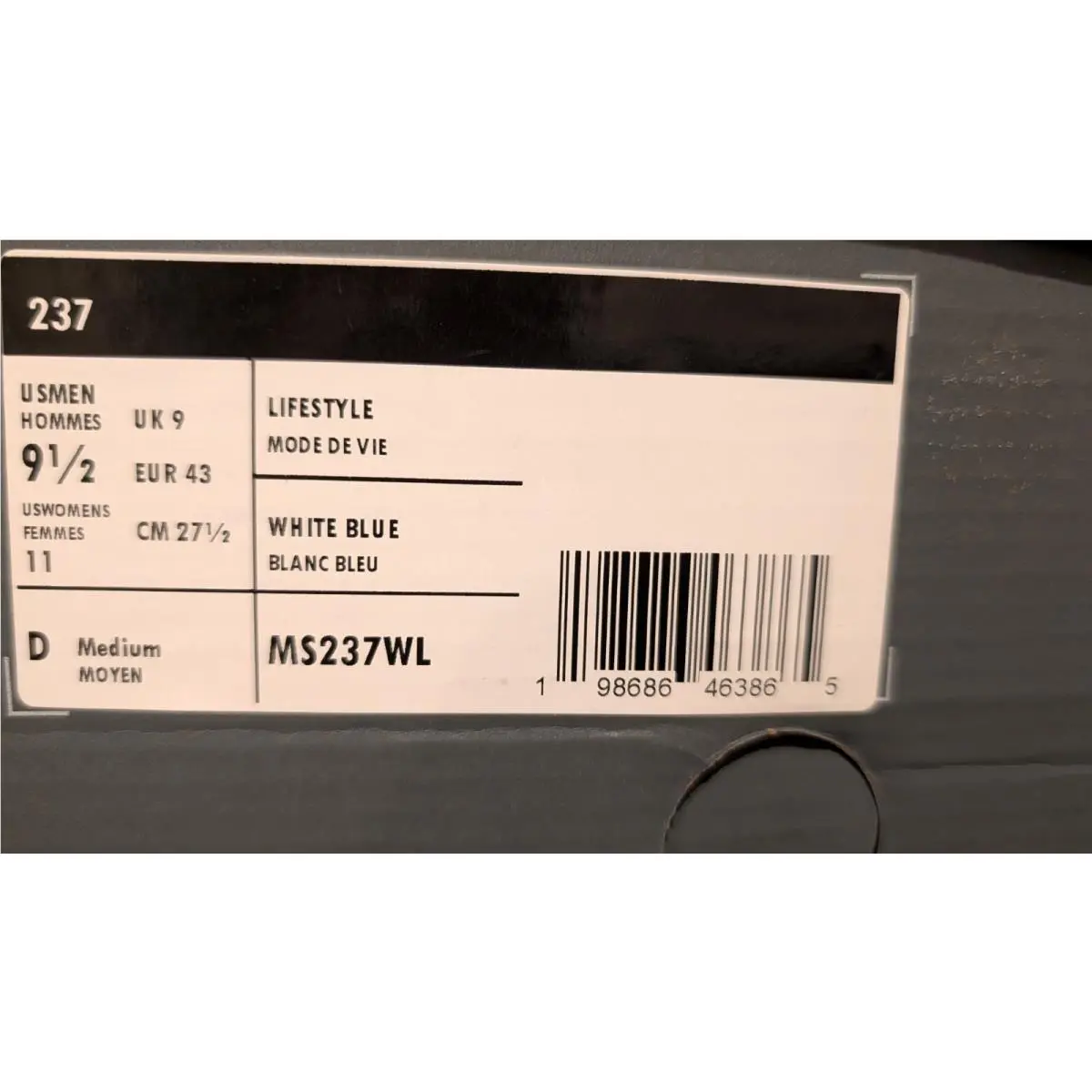 New Balance shoes - White/blue 4