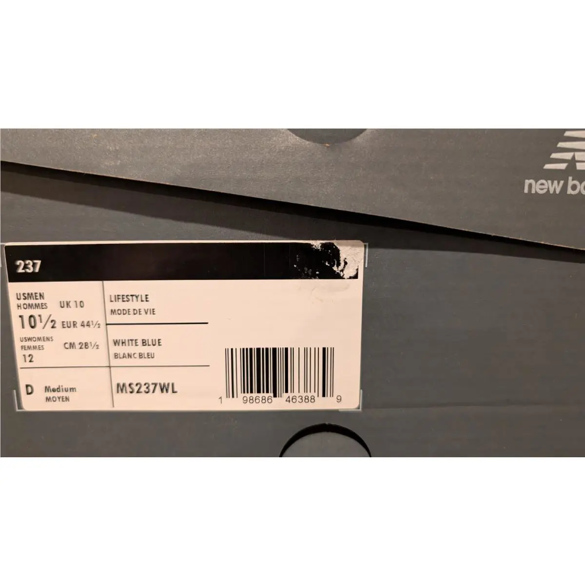 New Balance shoes - White/blue 4