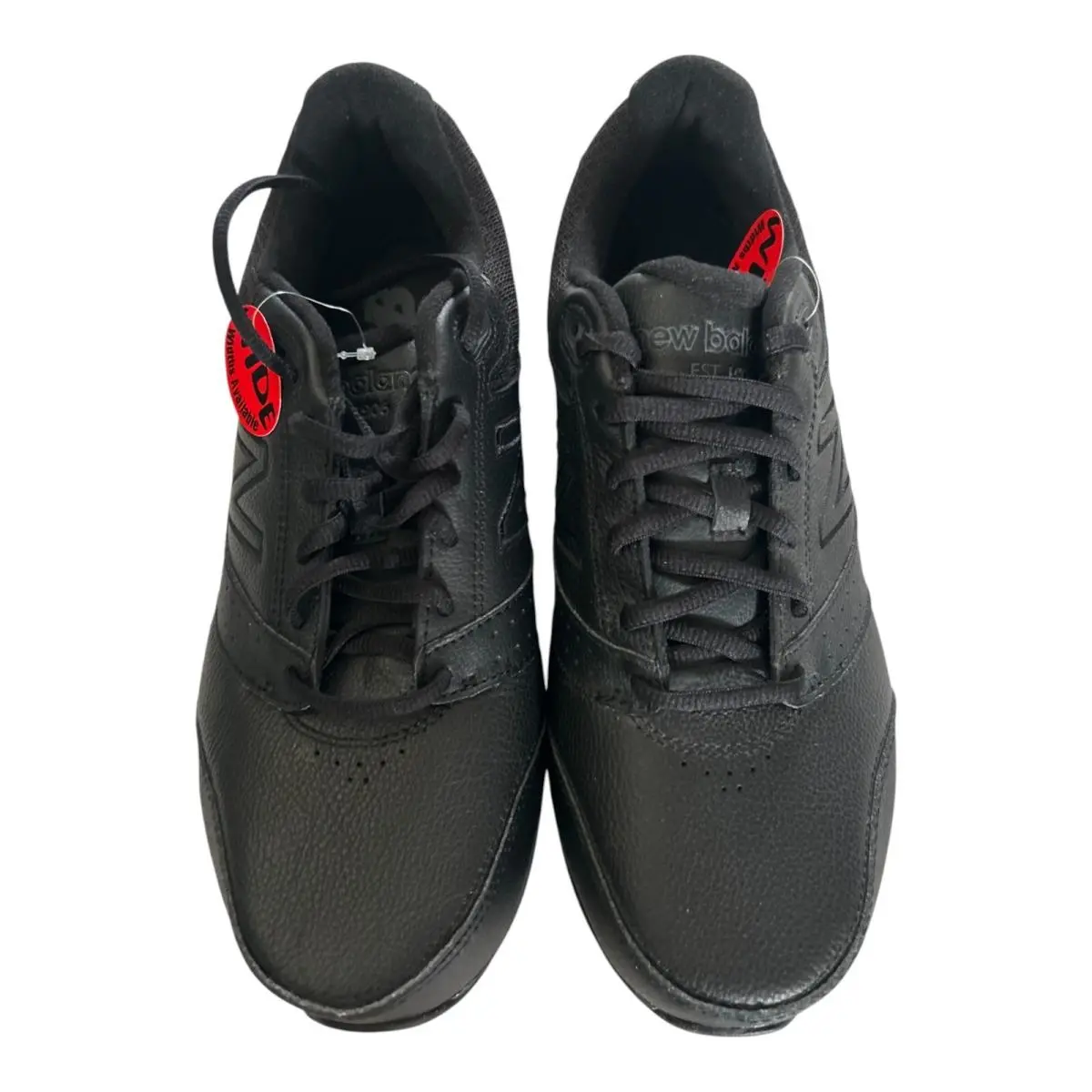 New Balance 928v2 WW928BK2 Womens 9.5 Black Leather Walk Running Sneaker Wide