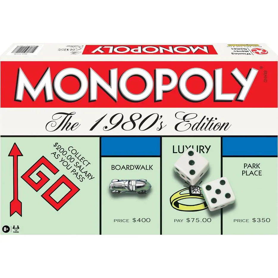 The 1980`s Edition Monopoly