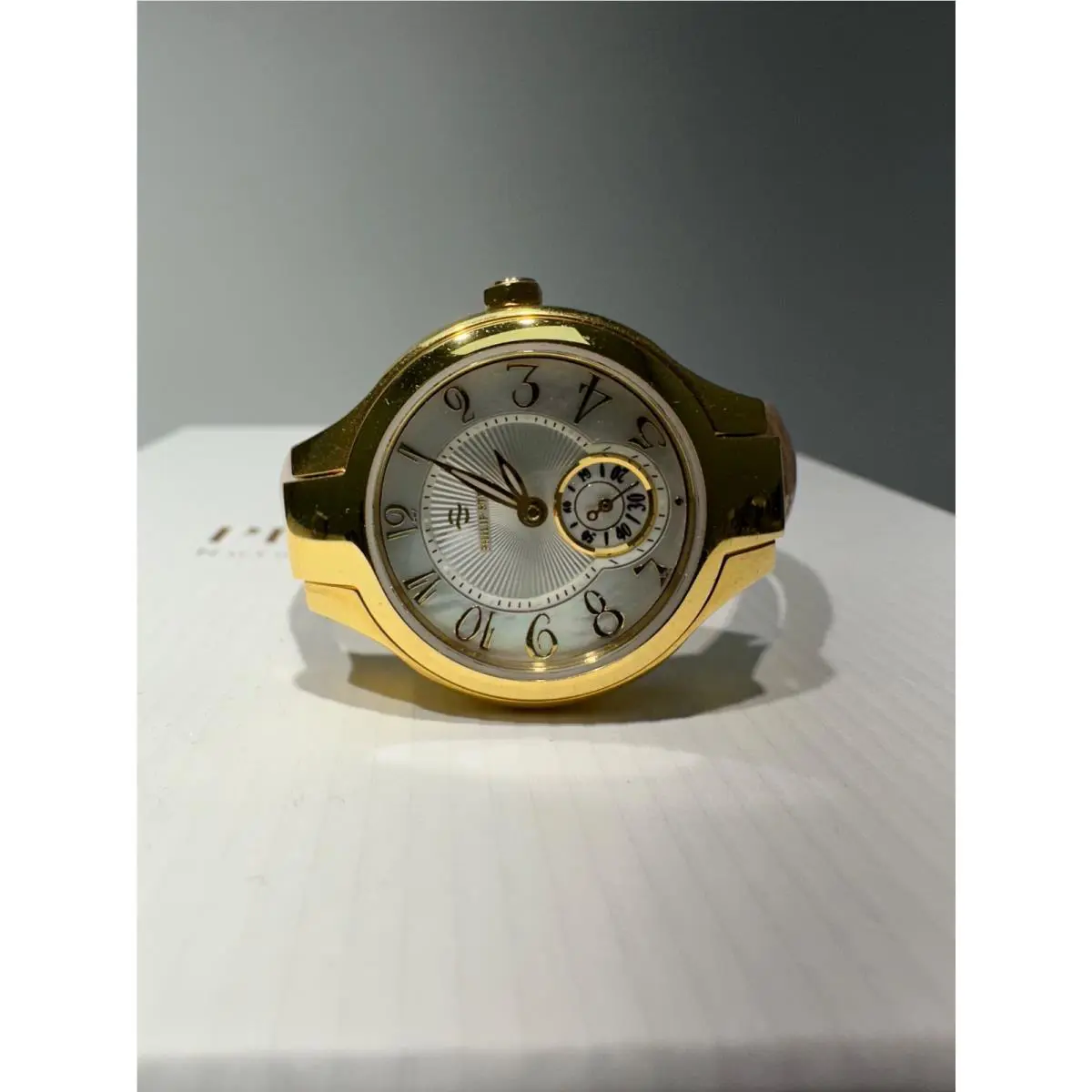 Philip Stein Teslar Mini Dual Time Ladies Quartz Watch 4GP-F-MOP